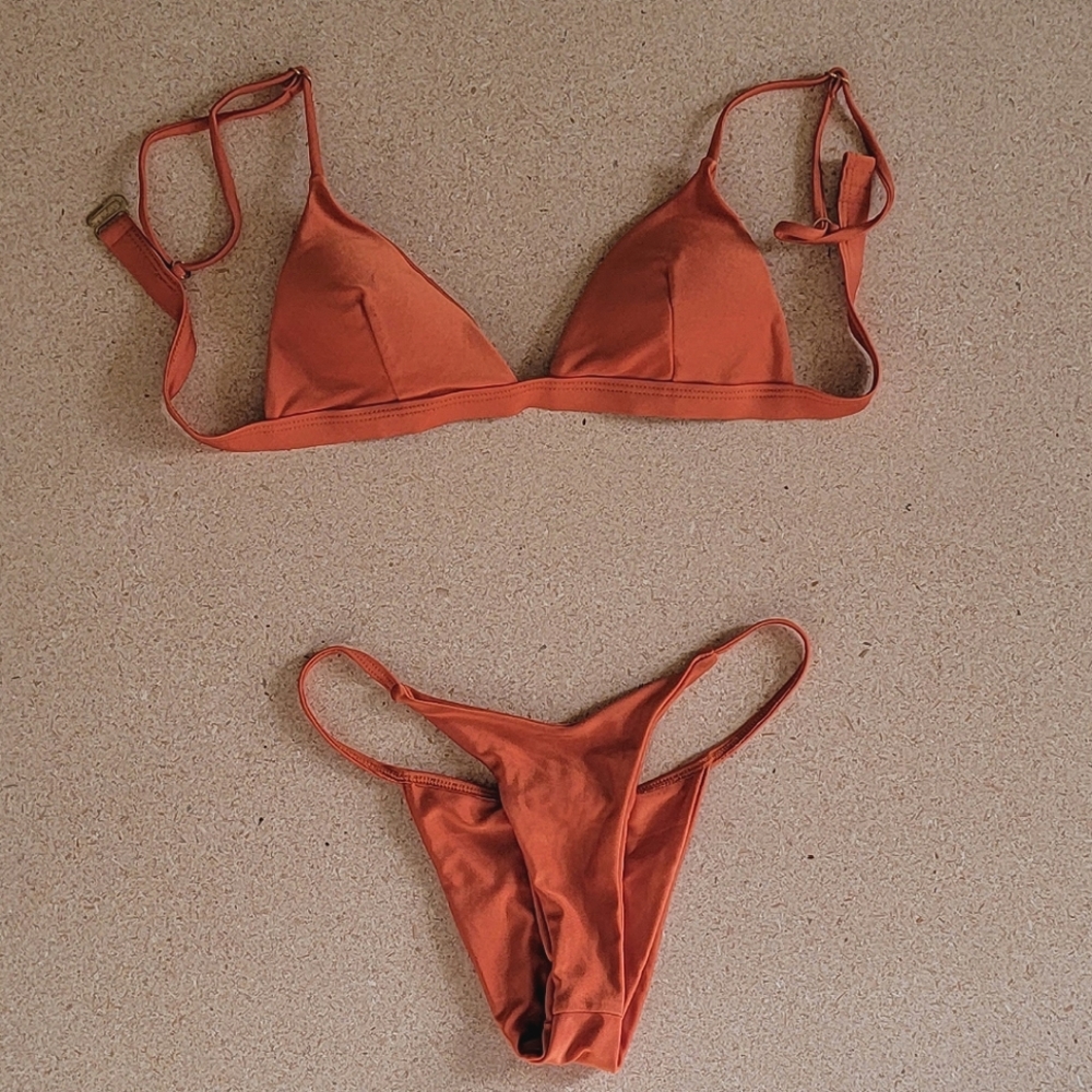 Burnt Orange Bikini NWOT